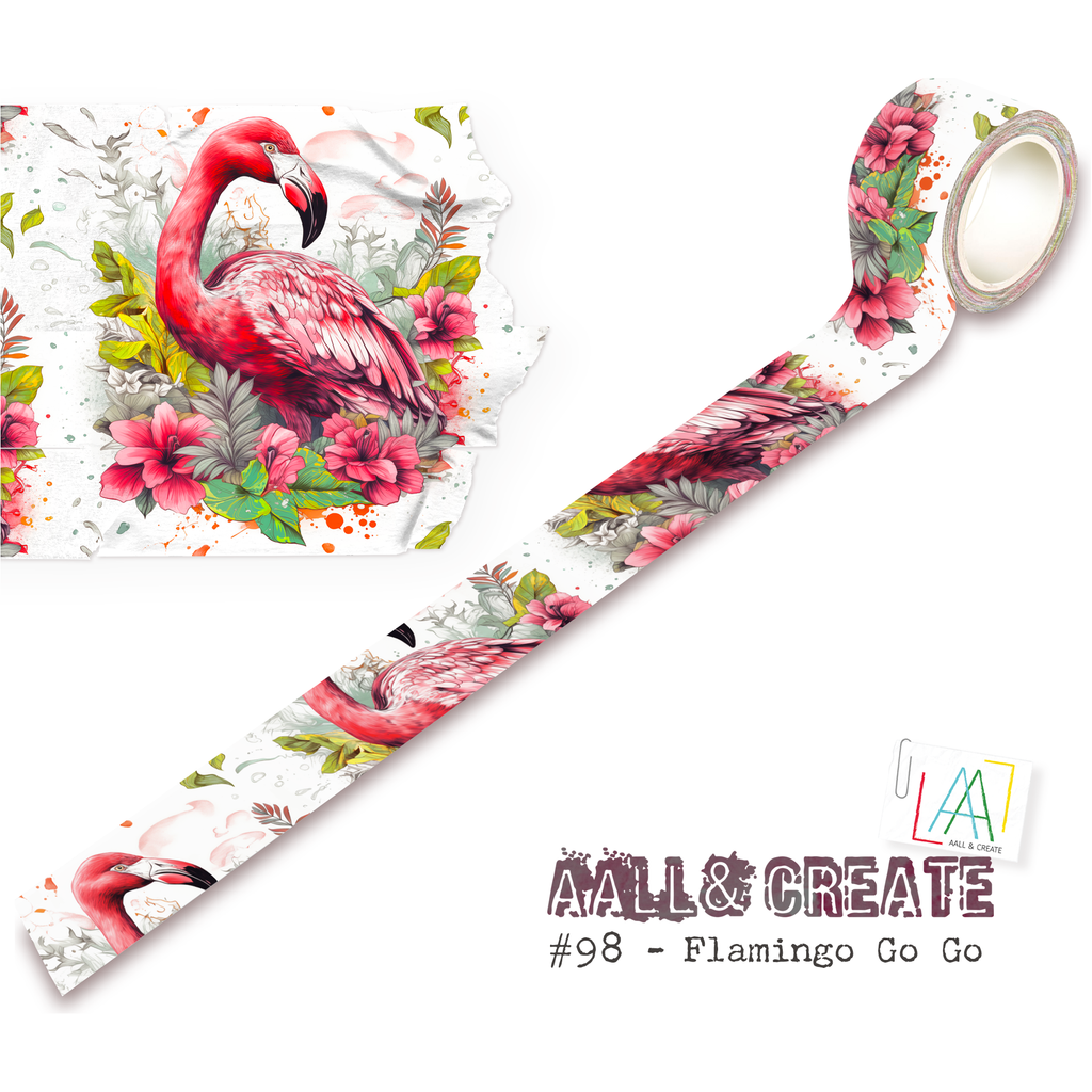 AALL & Create Flamingo Go Go Washi Tape 98