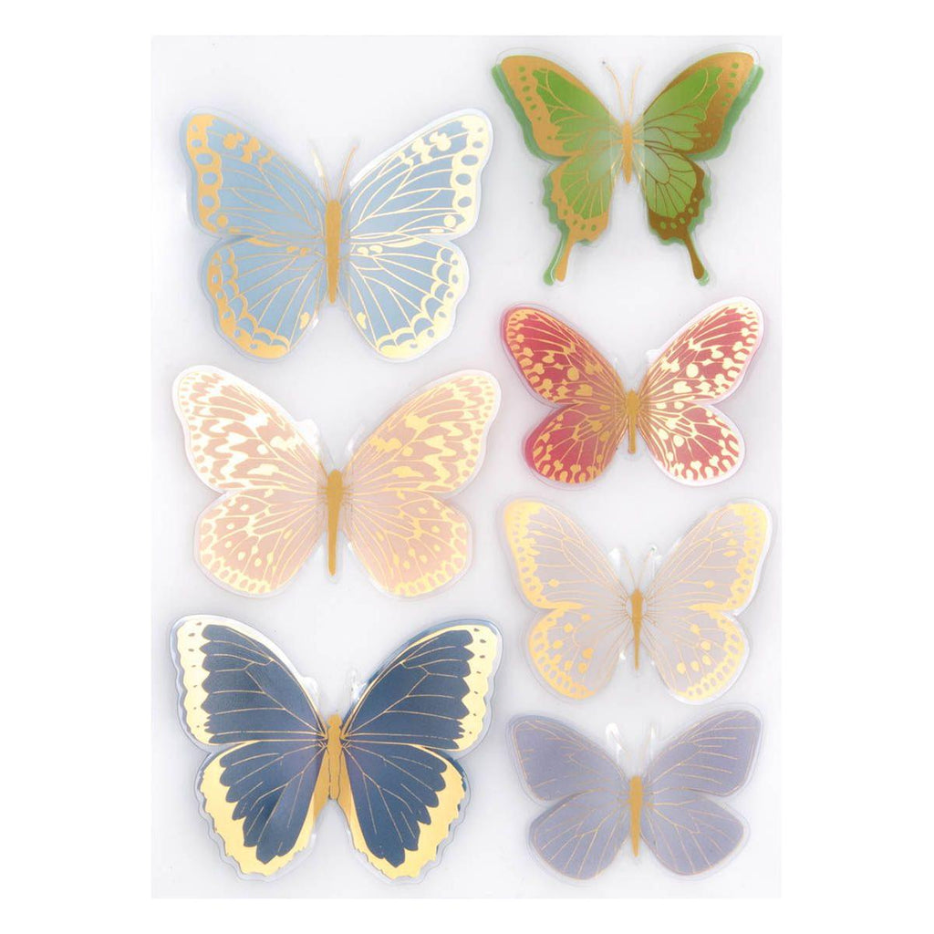 scs-310 Spellbinders Dimensional Autumn Butterfly Stickers