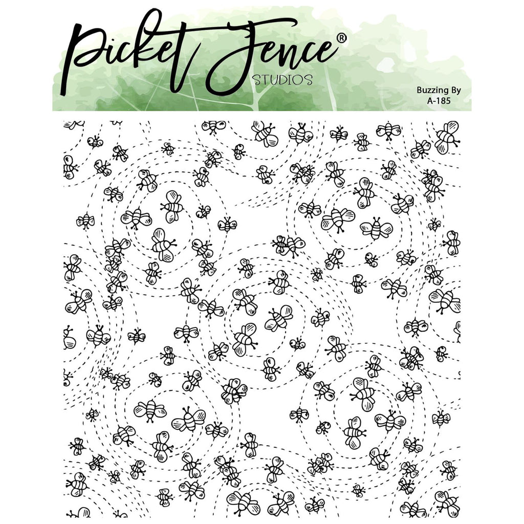 Picket Fence Studios Buzzing By Clear Stamps a-185