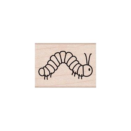 Hero Arts Mounted Rubber Stamp Inchworm a6496