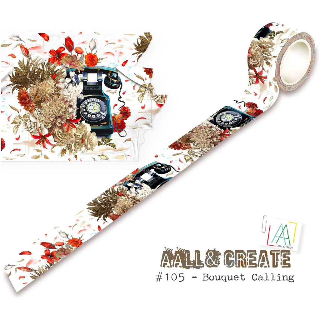 AALL & Create Bouquet Calling Washi Tape 105