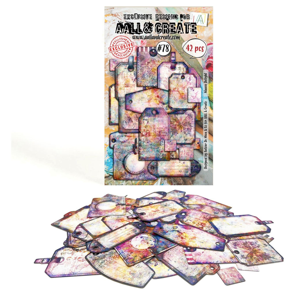 AALL & Create Mauve Delight Ephemera Die Cuts 78