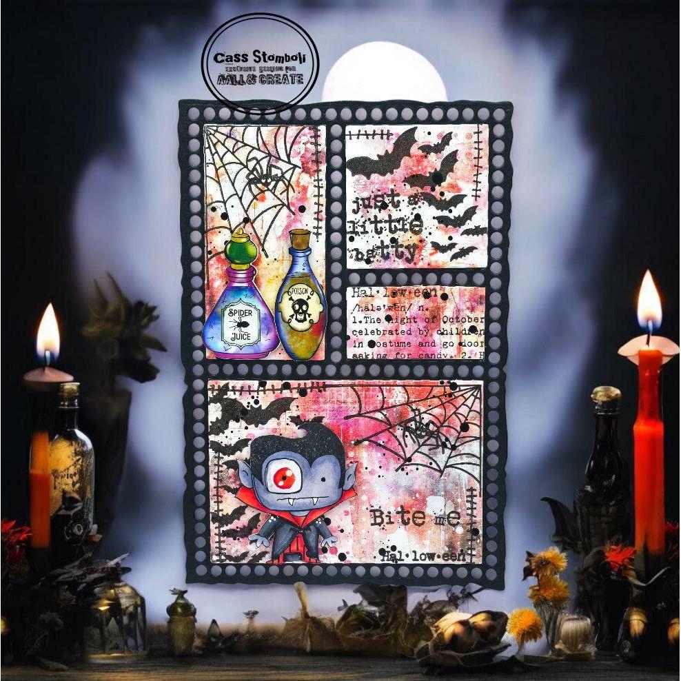 AALL & Create Parallel Rectangle Die Set 057 halloween