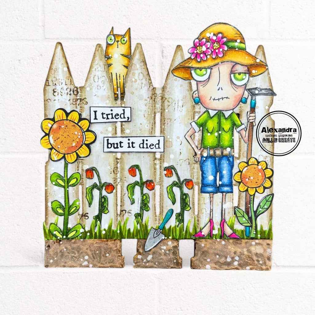 AALL & Create Picket Border Dies 67 gardening