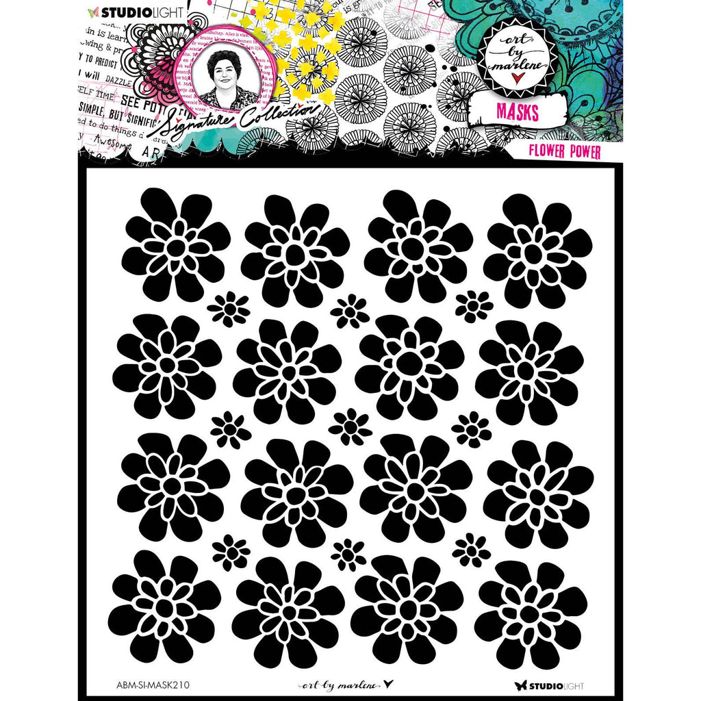 Studio Light Flower Power Stencil abm-si-mask210