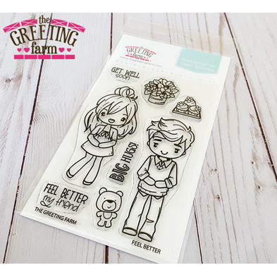 The Greeting Farm Feel Better Clear Stamps