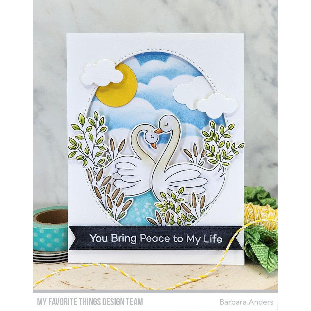 My Favorite Things Tranquil Swans Clear Stamps cs863 You Bring Peace | color-code:alt3