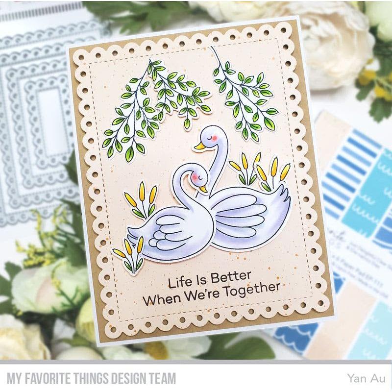 My Favorite Things Tranquil Swans Clear Stamps cs863 Better Together | color-code:alt1