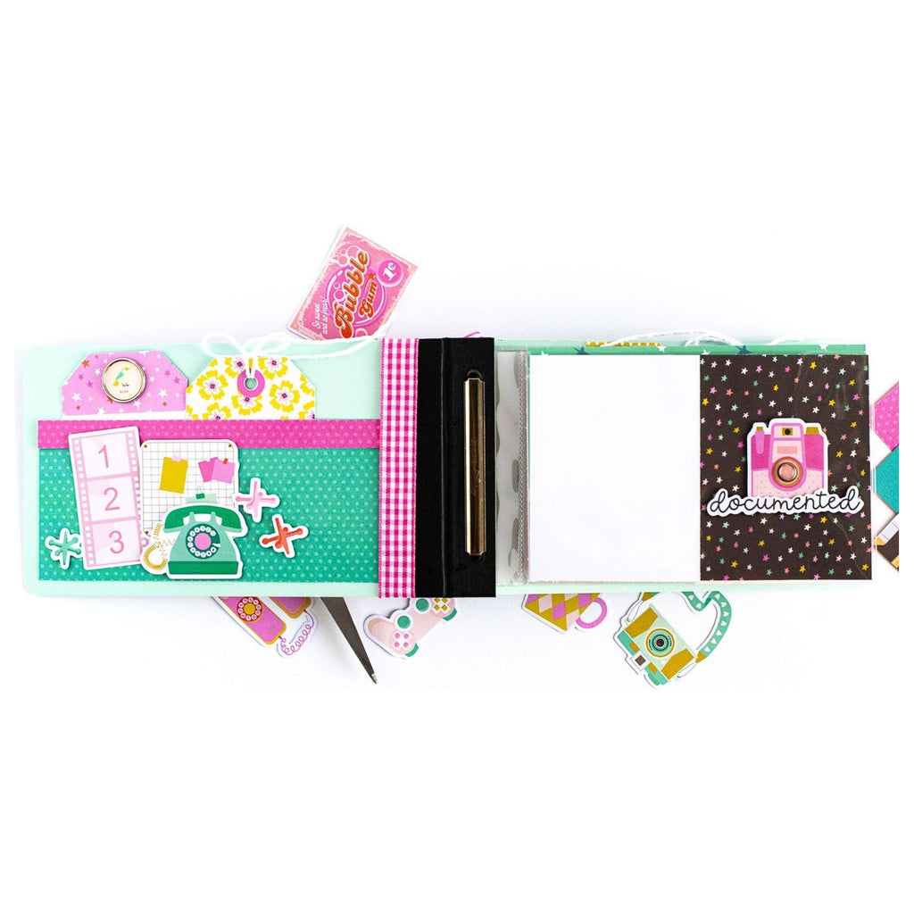 Simple Stories True Colors Bits And Pieces 21818 Cheerful Mini Album