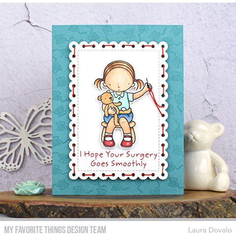 My Favorite Things On the Mend Clear Stamps and Dies Set Goes Smoothly | color-code:alt1