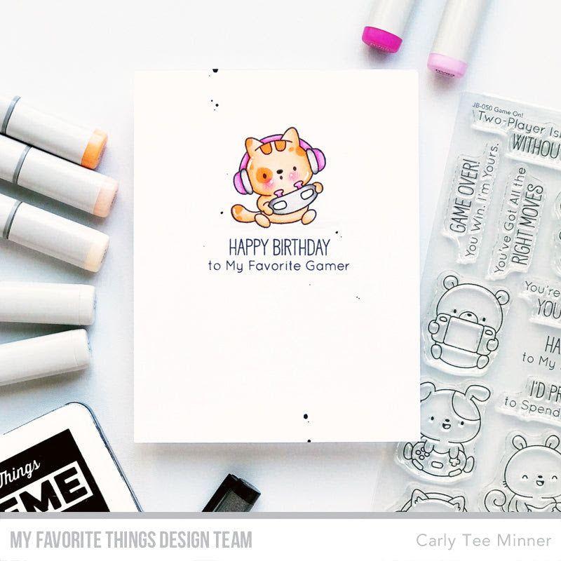 My Favorite Things Game On! Clear Stamps and Dies Favorite Gamer | color-code:alt1