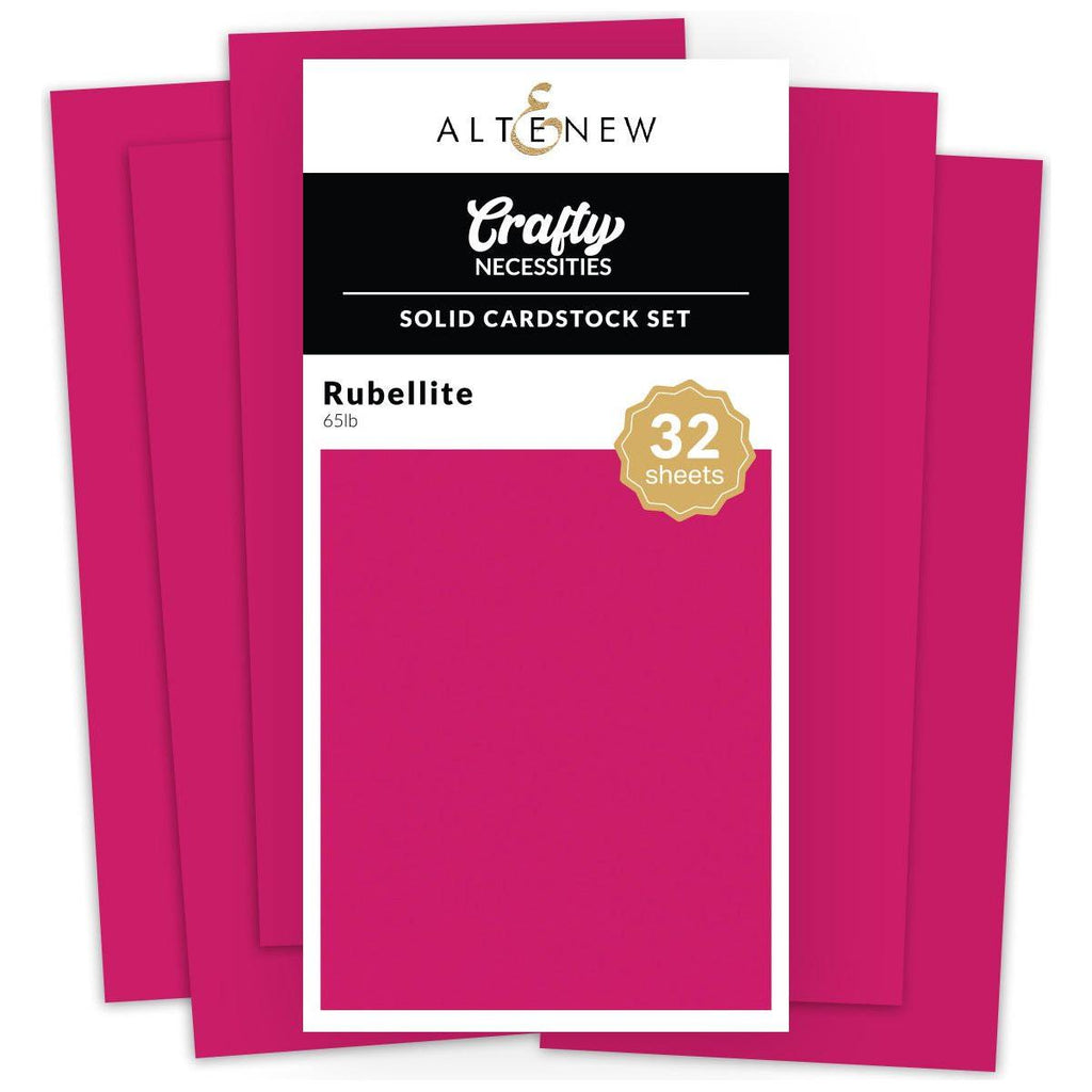 Altenew Solid Cardstock Rubellite 32 Sheet Set alt10058