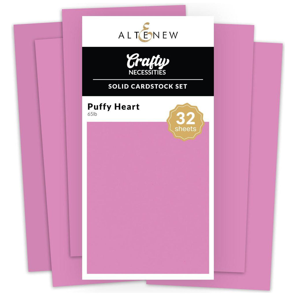 Altenew Solid Cardstock Puffy Heart 32 Sheet Set alt10065