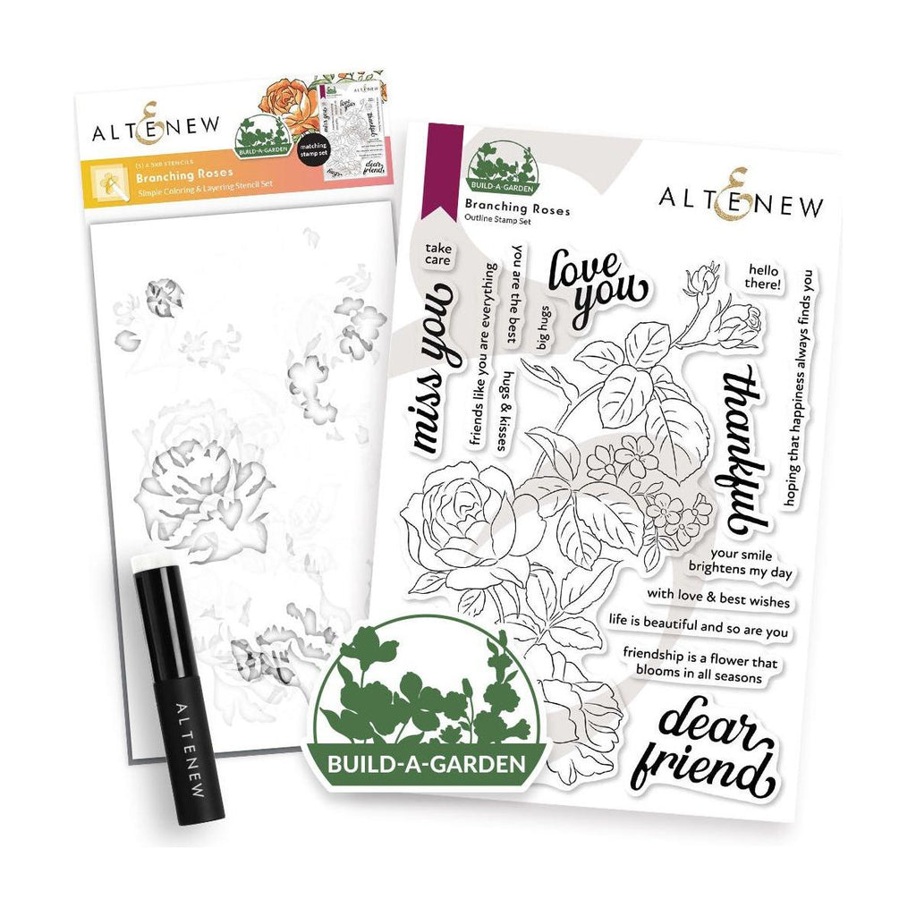 Altenew Build-A-Garden Branching Roses alt10156bn