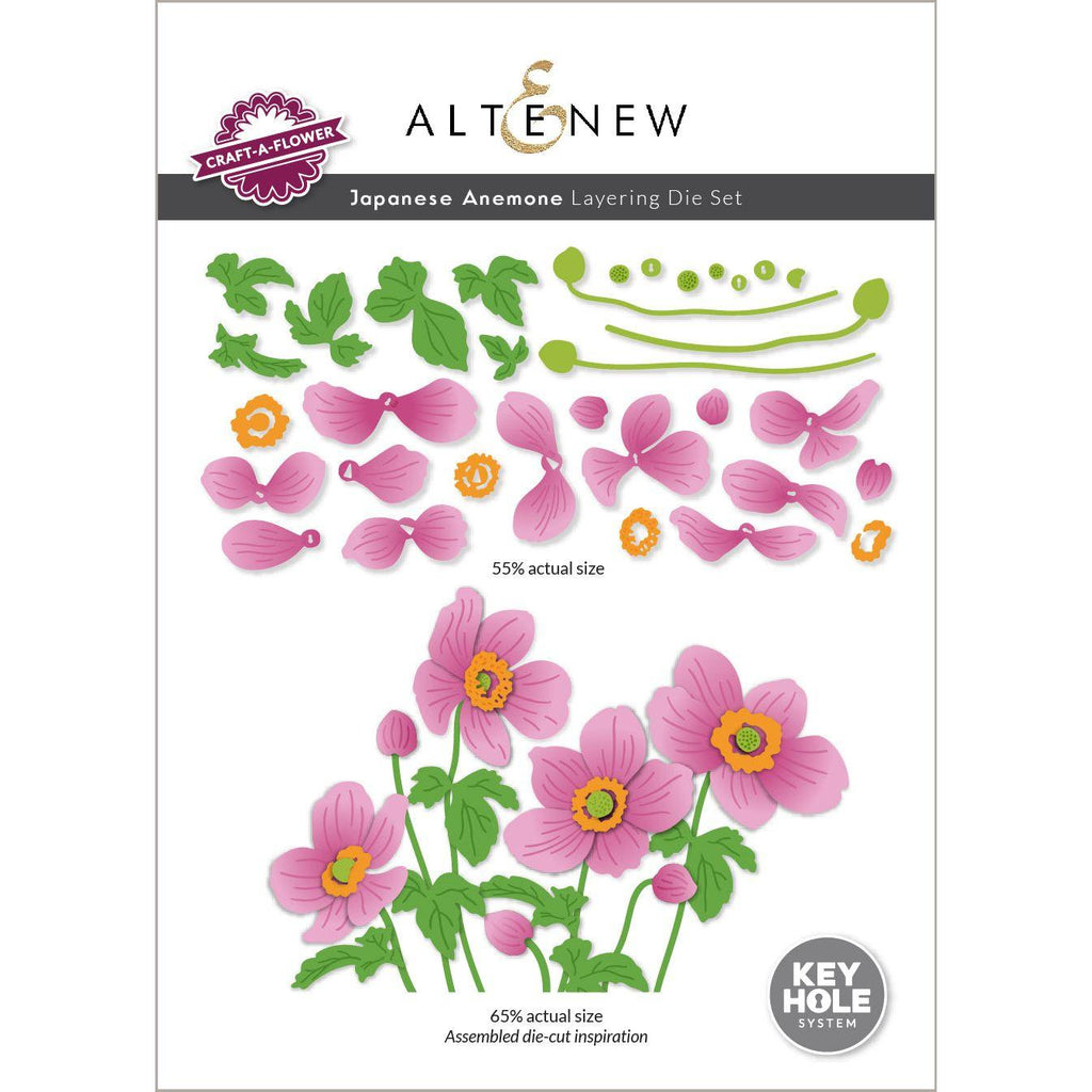 Altenew Craft-A-Flower Japanese Anemone Layering Dies alt10158