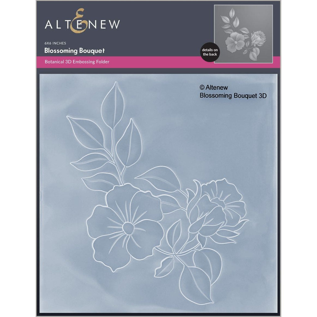 Altenew Blossoming Bouquet 3D Embossing Folder alt10232