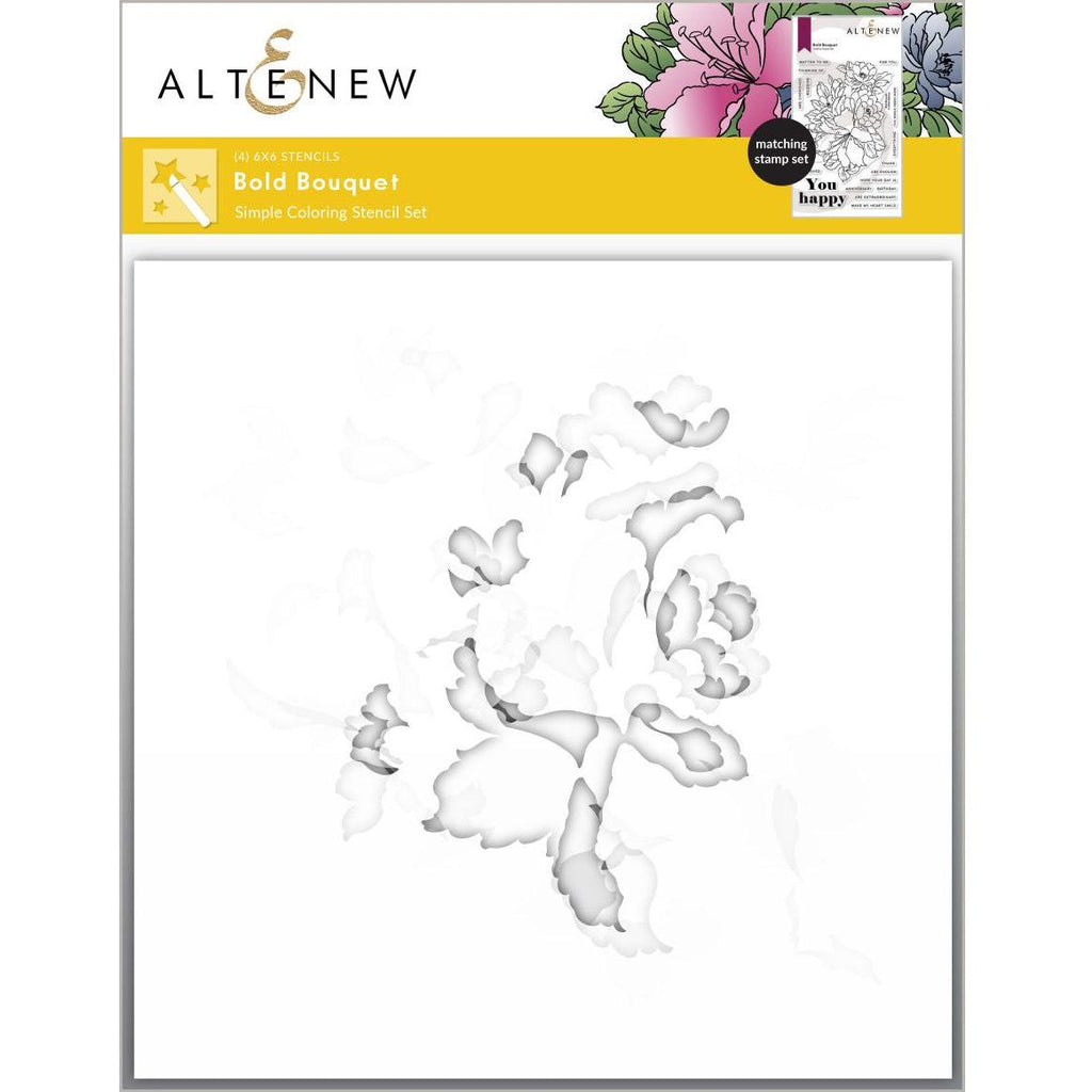 Altenew Bold Bouquet Layering Stencils alt7685