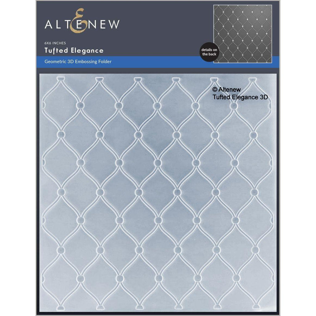 Altenew Tufted Elegance 3D Embossing Folder alt8715