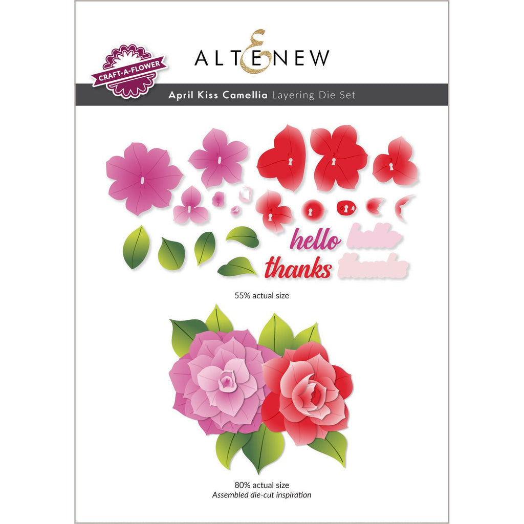 Altenew Craft-A-Flower April Kiss Camellia Layering Dies alt8903