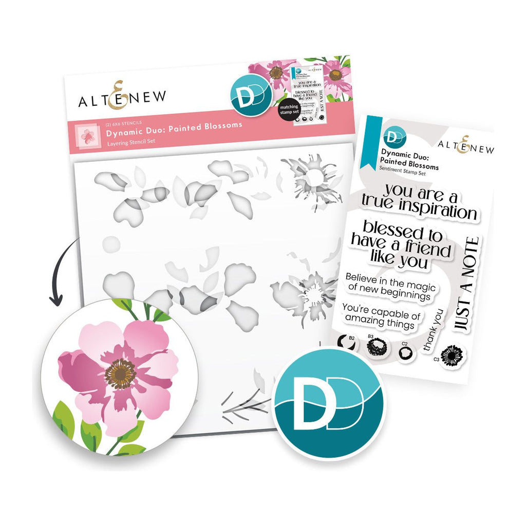 Altenew Dynamic Duo Painted Blossoms Set alt8907bn