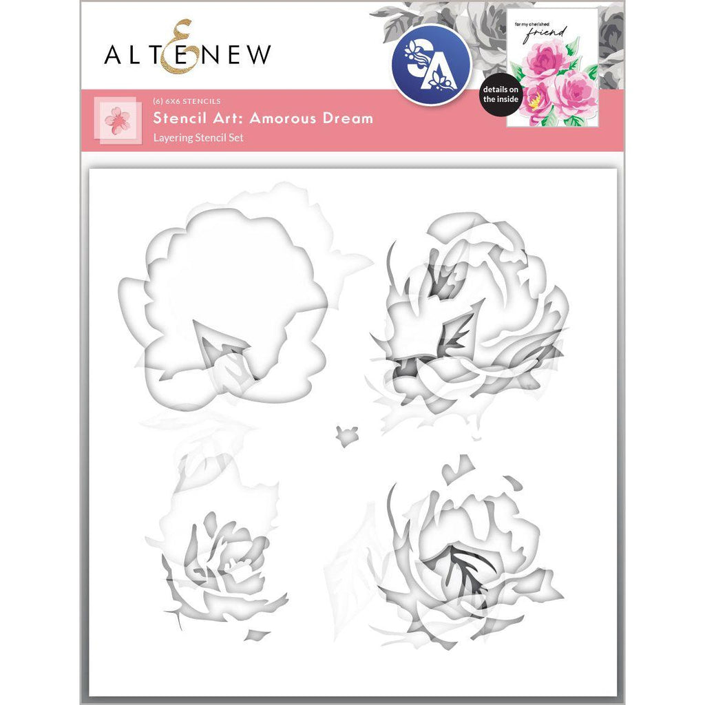 Altenew Stencil Art Amorous Dream Layering Stencils alt8909