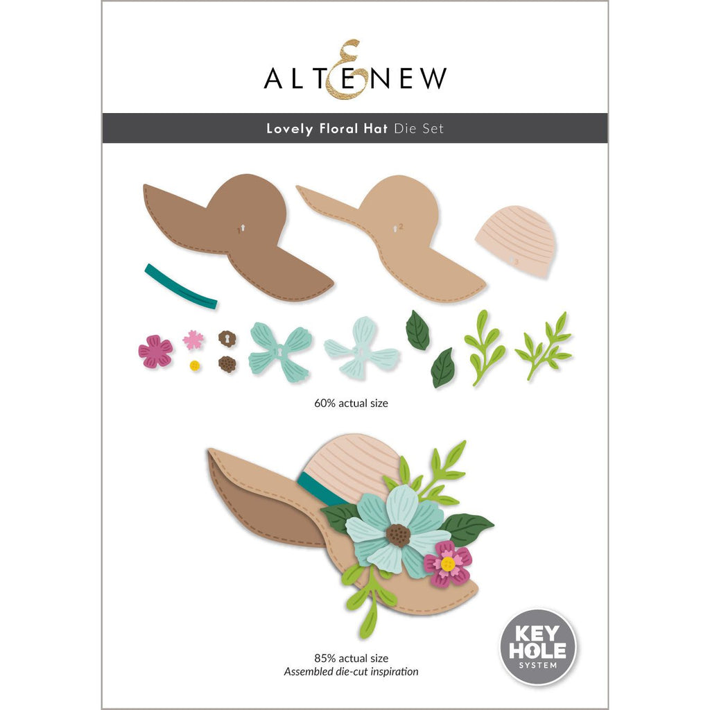 Altenew Lovely Floral Hat Dies alt8912