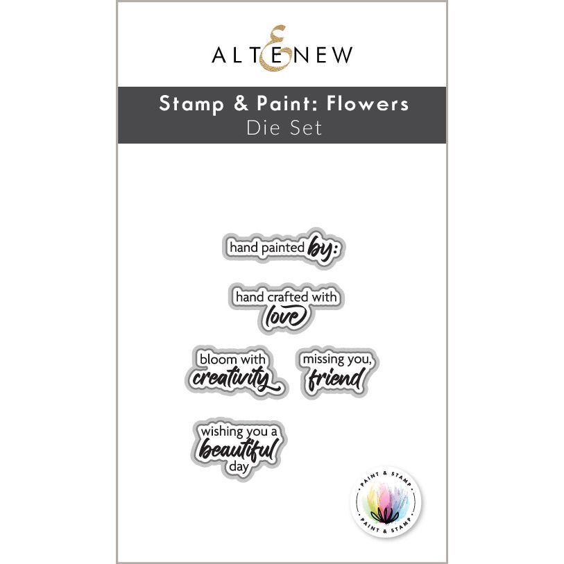 Altenew Paint and Stamp Flowers Dies alt8918