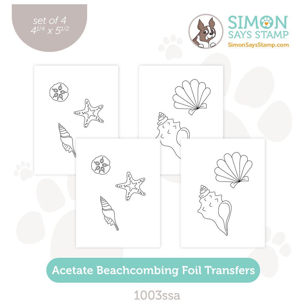 Simon Says Stamp Beachcombing Acetate Foil Transfer Sheets 1003ssa Sunny Vibes