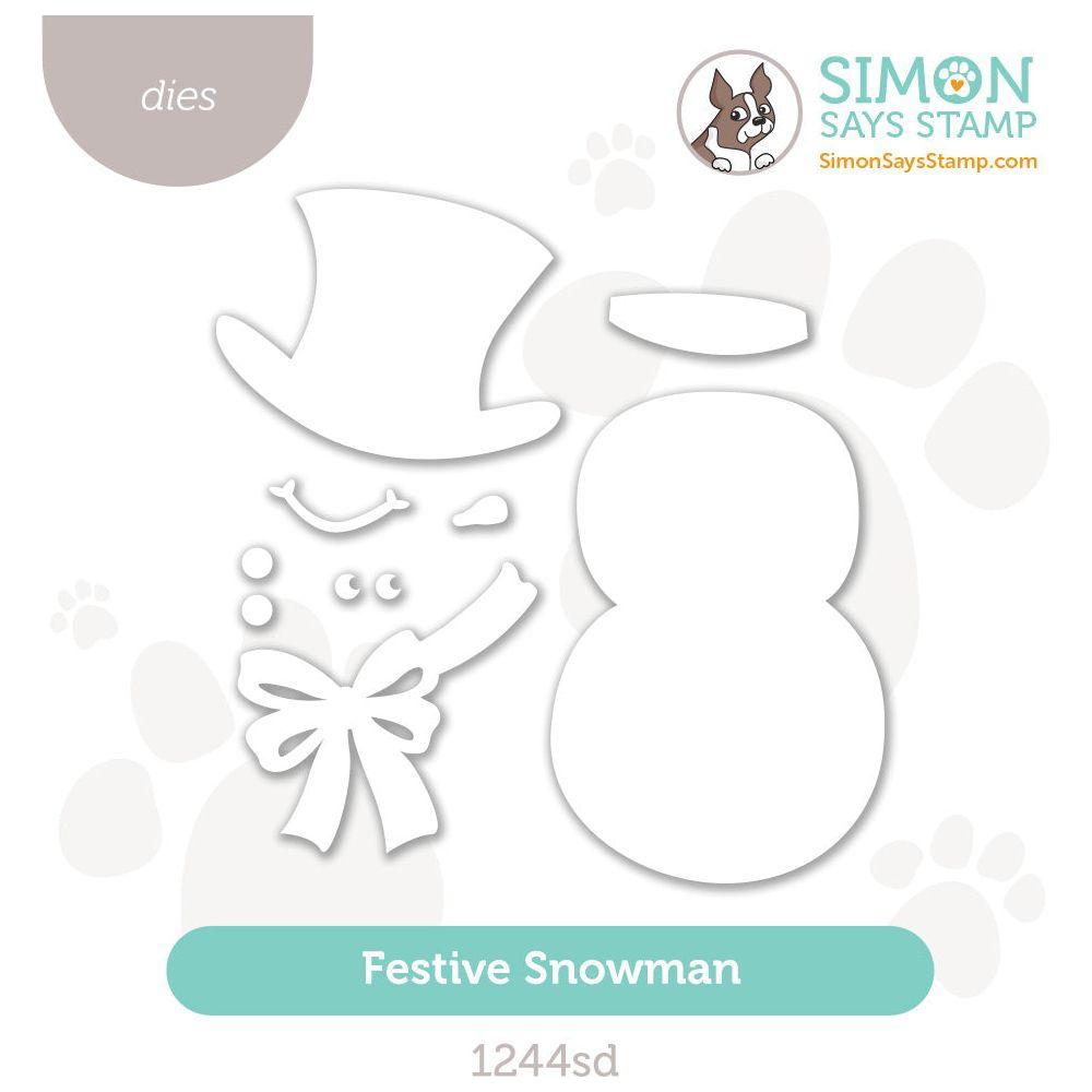 Simon Says Stamp Festive Snowman Wafer Dies 1244sd