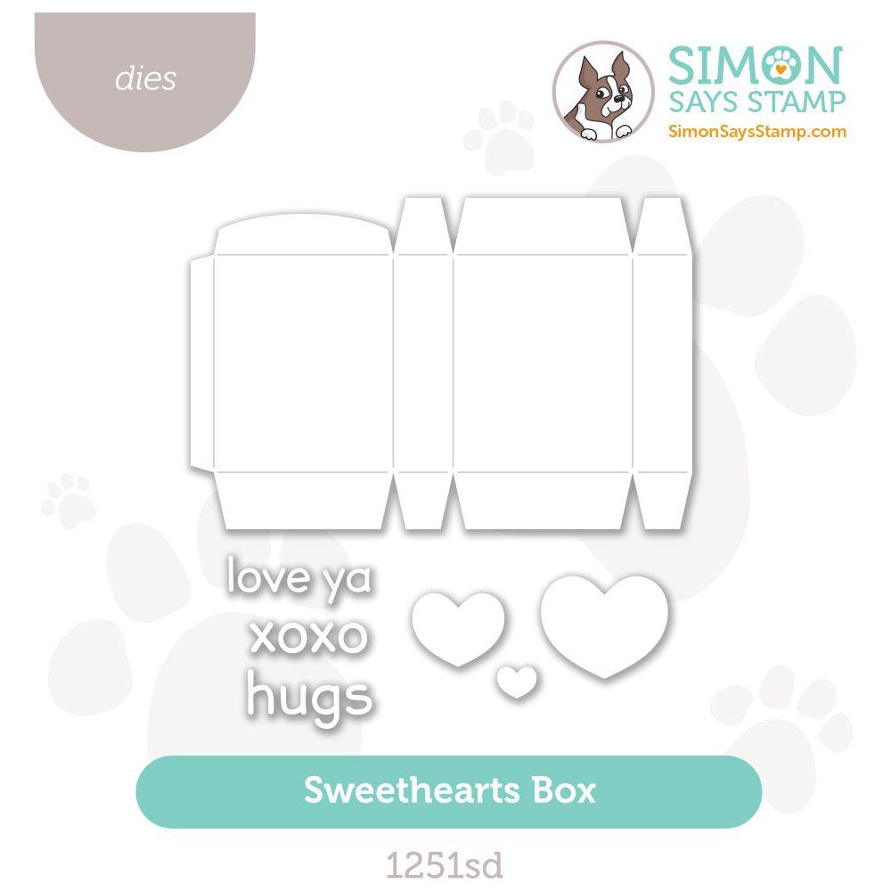 Simon Says Stamp Sweethearts Box Wafer Dies 1251sd To Love