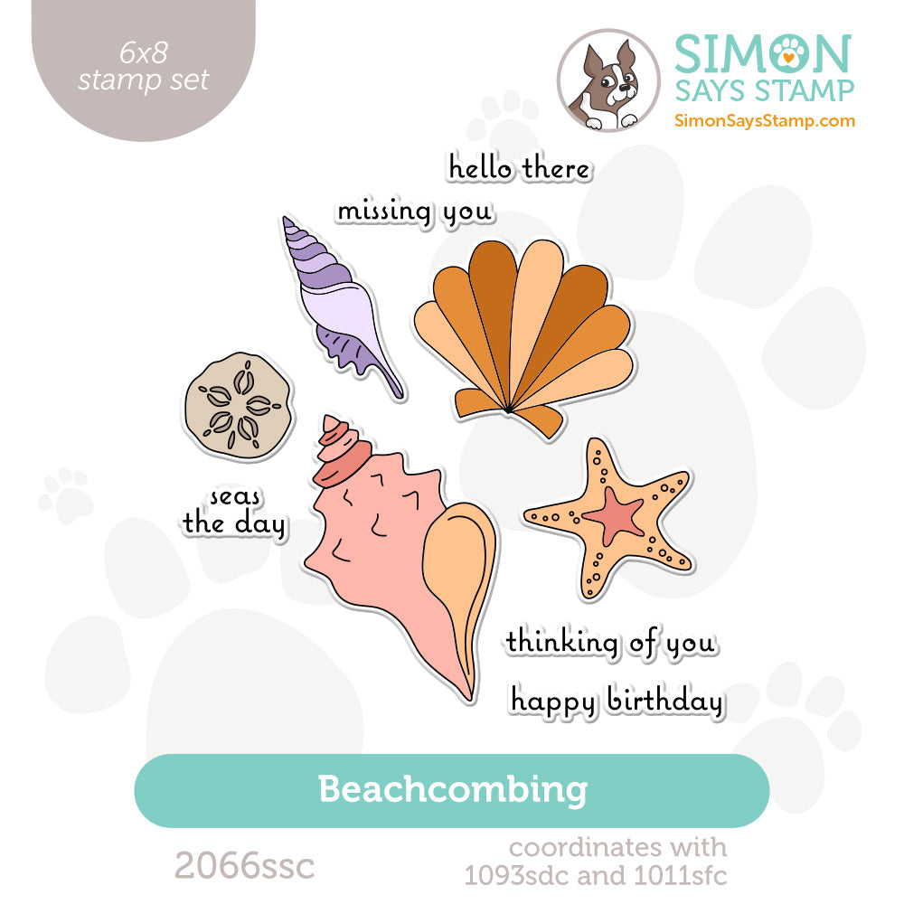Simon Says Clear Stamps Beachcombing 2066ssc Sunny Vibes
