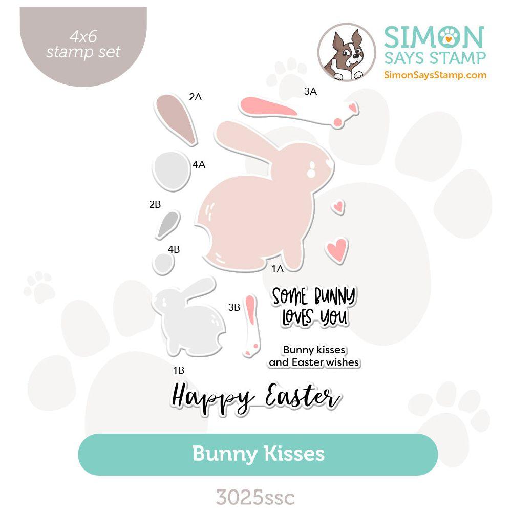 Simon Says Clear Stamps Bunny Kisses 3025ssc Splendor