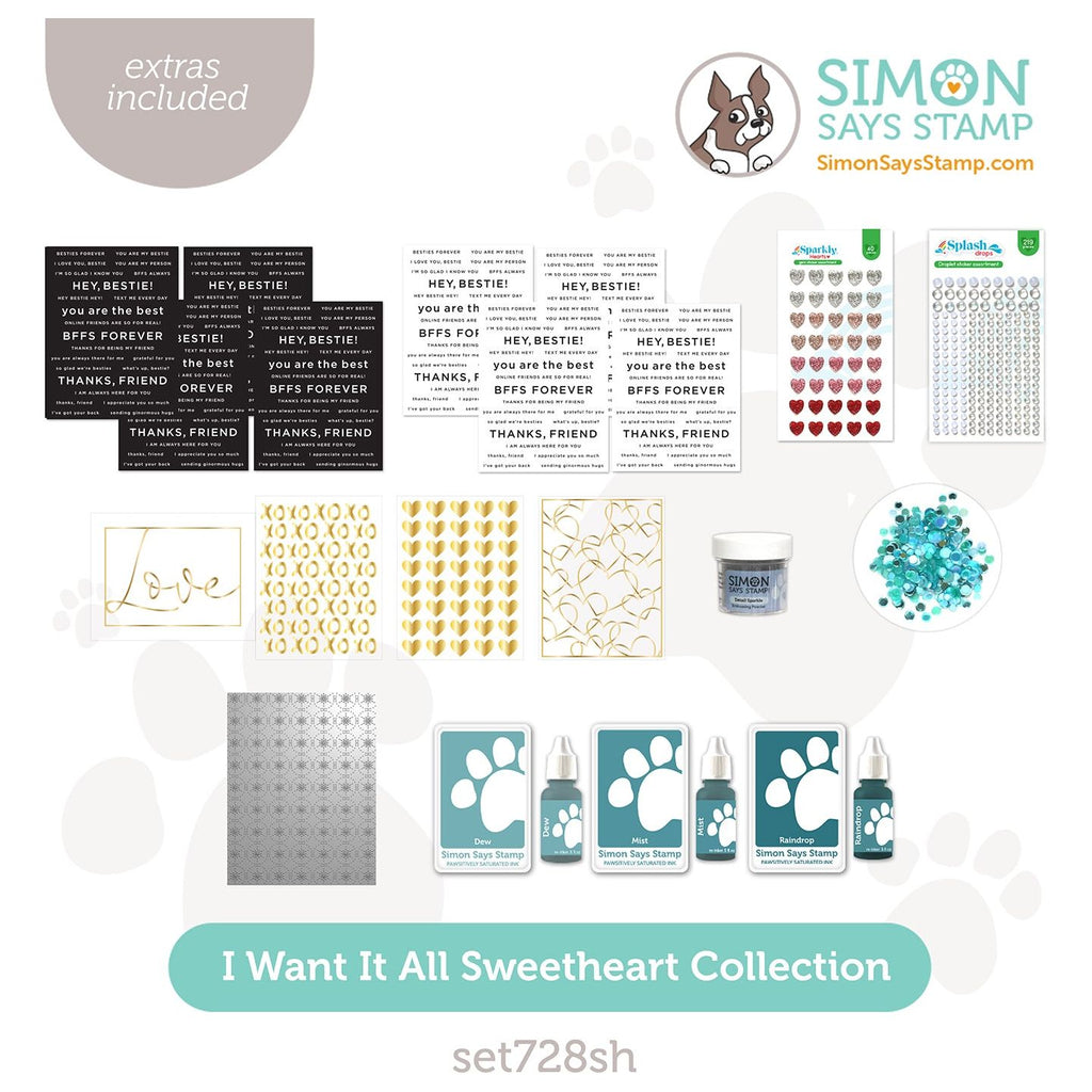 Simon Says Stamp Sweetheart Collection I Want It All Set