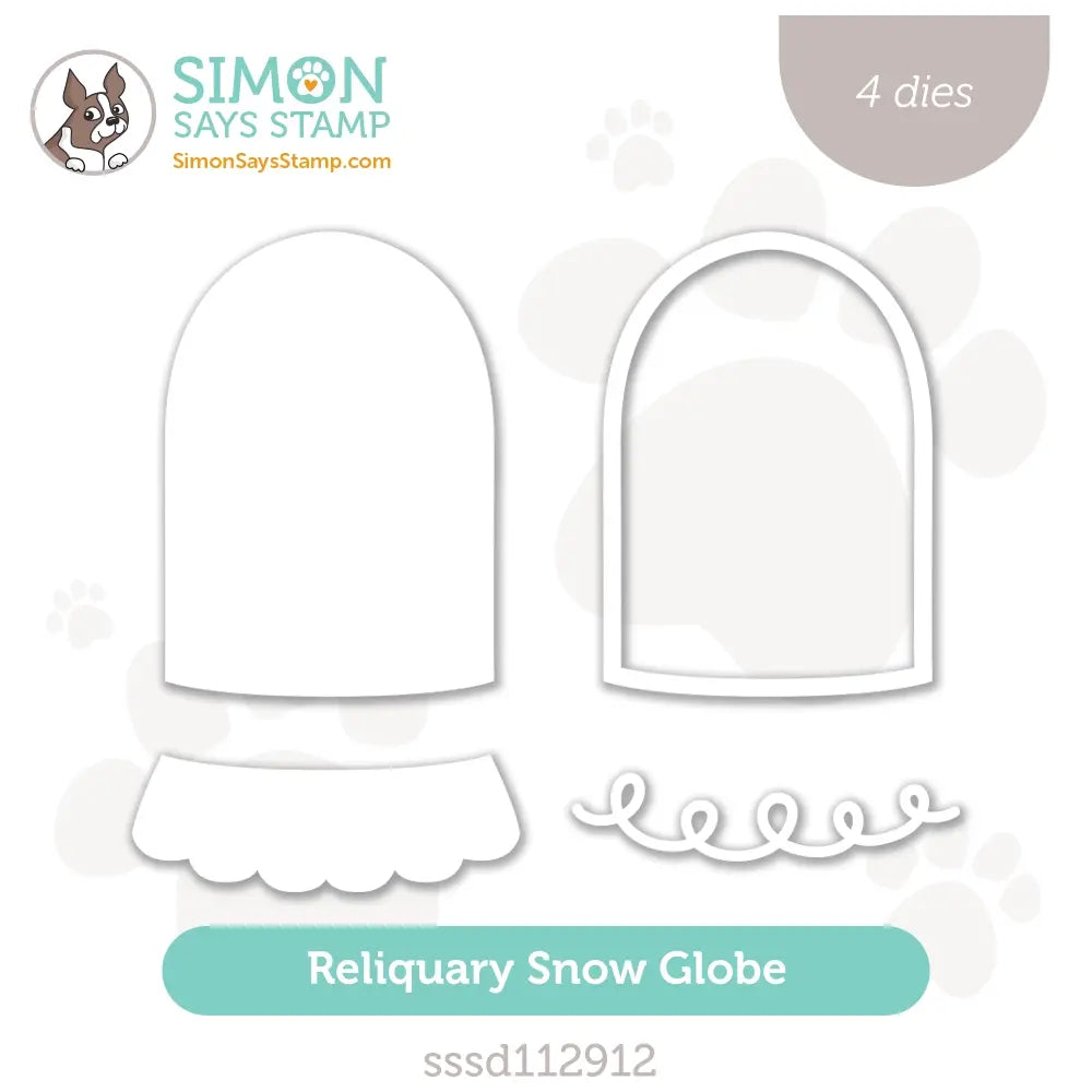 Simon Says Stamp Reliquary Snow Globe Wafer Dies sssd112912 All The Joy