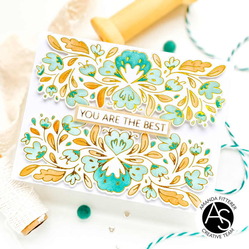 Alex Syberia Designs Beautiful Day Hot Foil Plate asd-hf-144