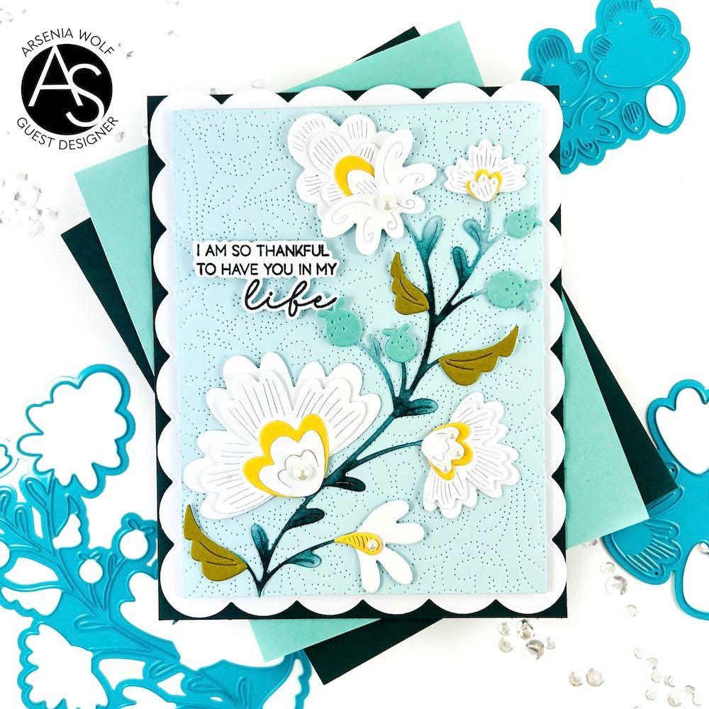 Alex Syberia Designs Mysterious Petals Die Set asd-d-156 life