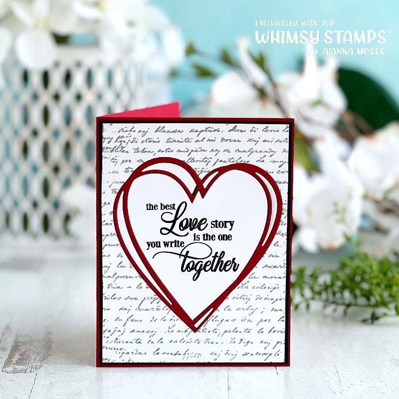 Whimsy Stamps Special Day Clear Stamps CWSD450 Love