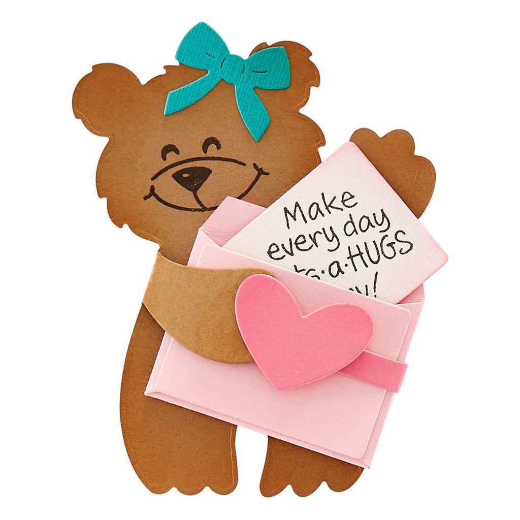 S5-590 Stampendous Hugs Accessories Etched Dies Bear