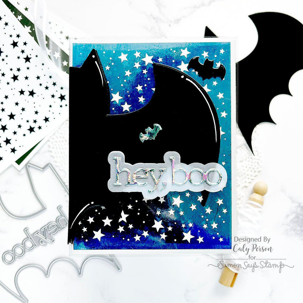 Simon Says Stamp A2 Clear Acetate Cards ssp1031 Cheering for You Halloween Card | color-code:ALT01