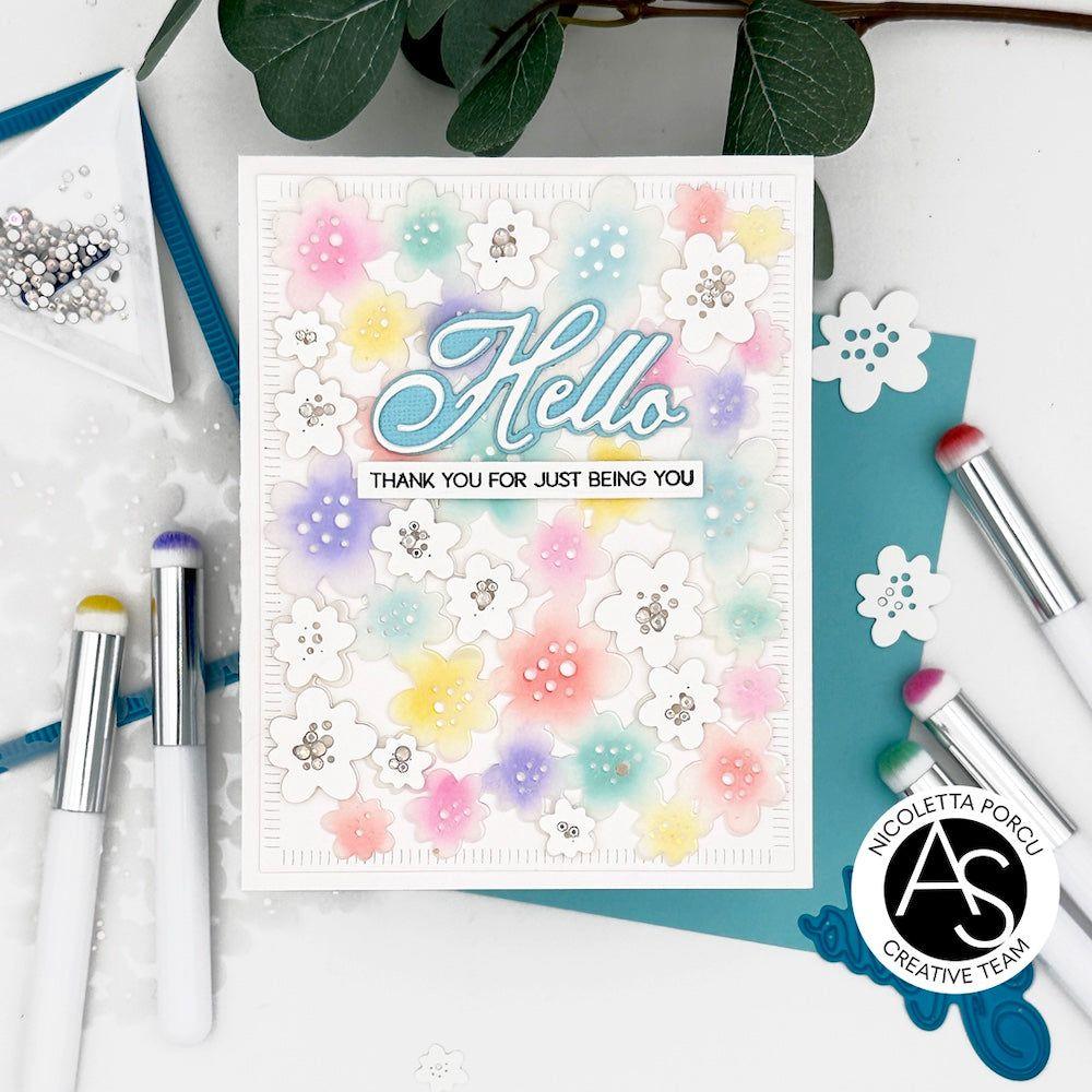 Alex Syberia Designs Floral Splendor Cover Die asd-d-168 hello