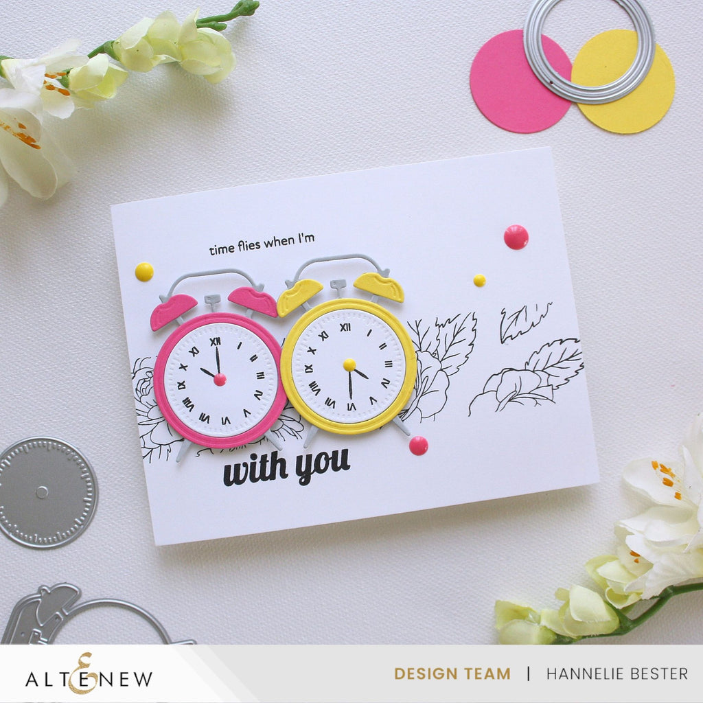 Altenew Mini Delight Live in the Moment Stamp and Die Set alt10220bn with you