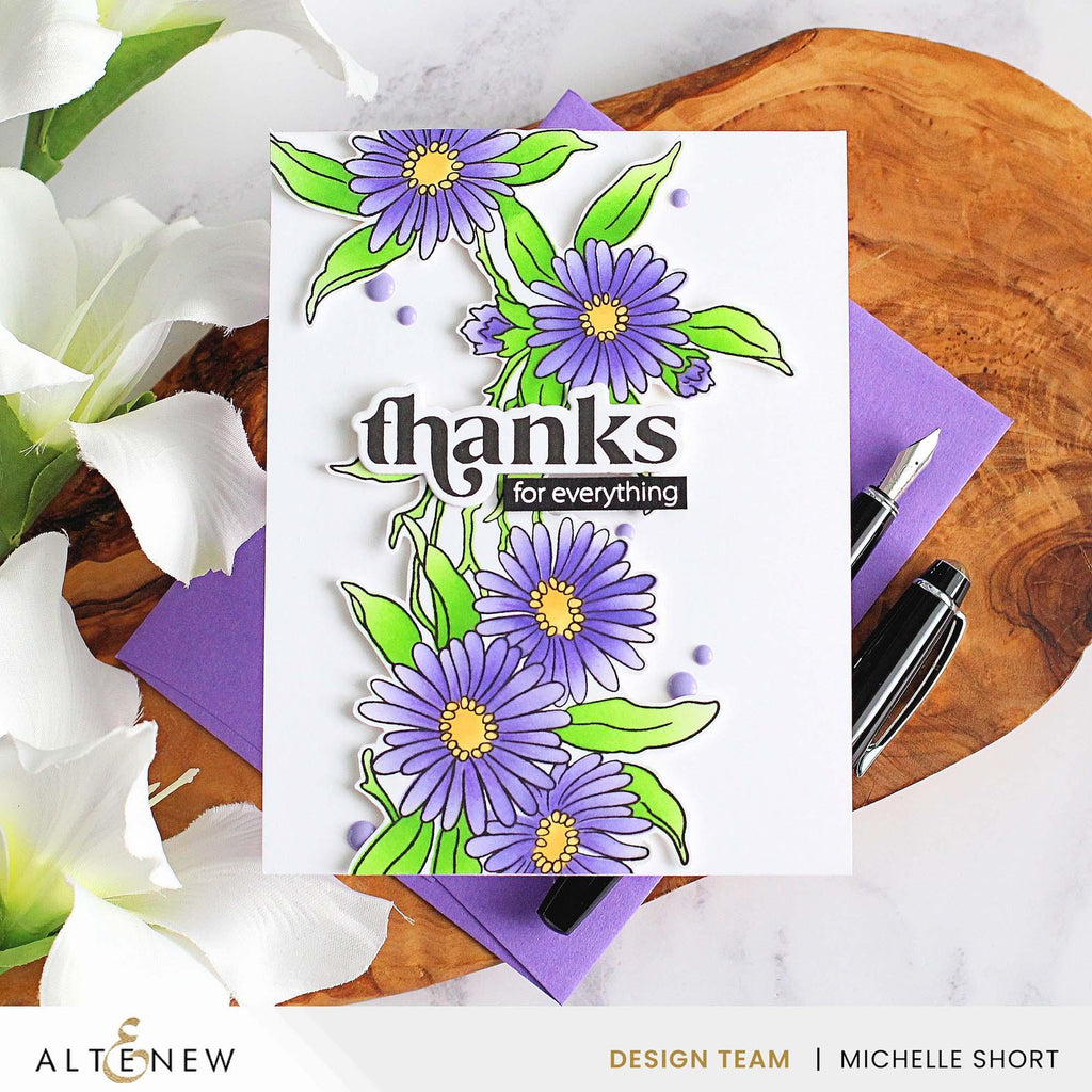 Altenew Build-A-Garden Daisy Crown Add-on Dies alt8686 blooms