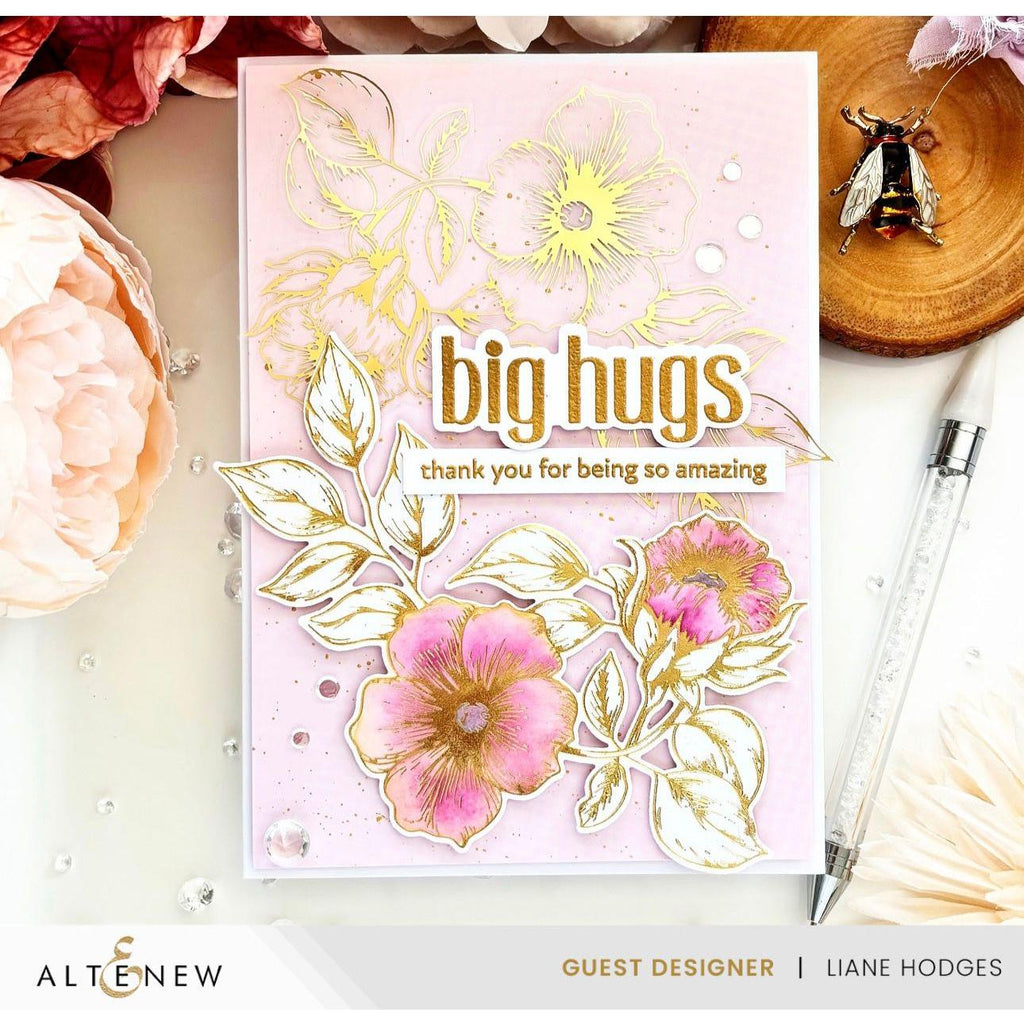 Altenew Blossoming Bouquet Dies alt10233 big hugs