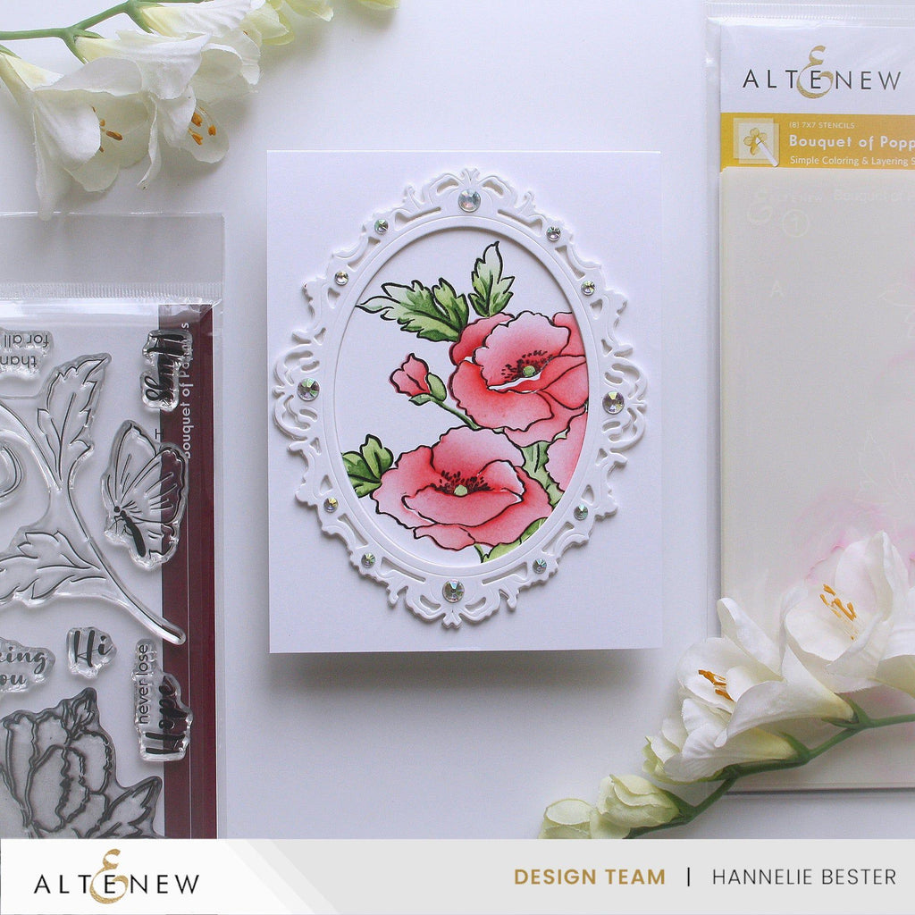 Altenew Sparkled Frame Die alt10046 pretty frame