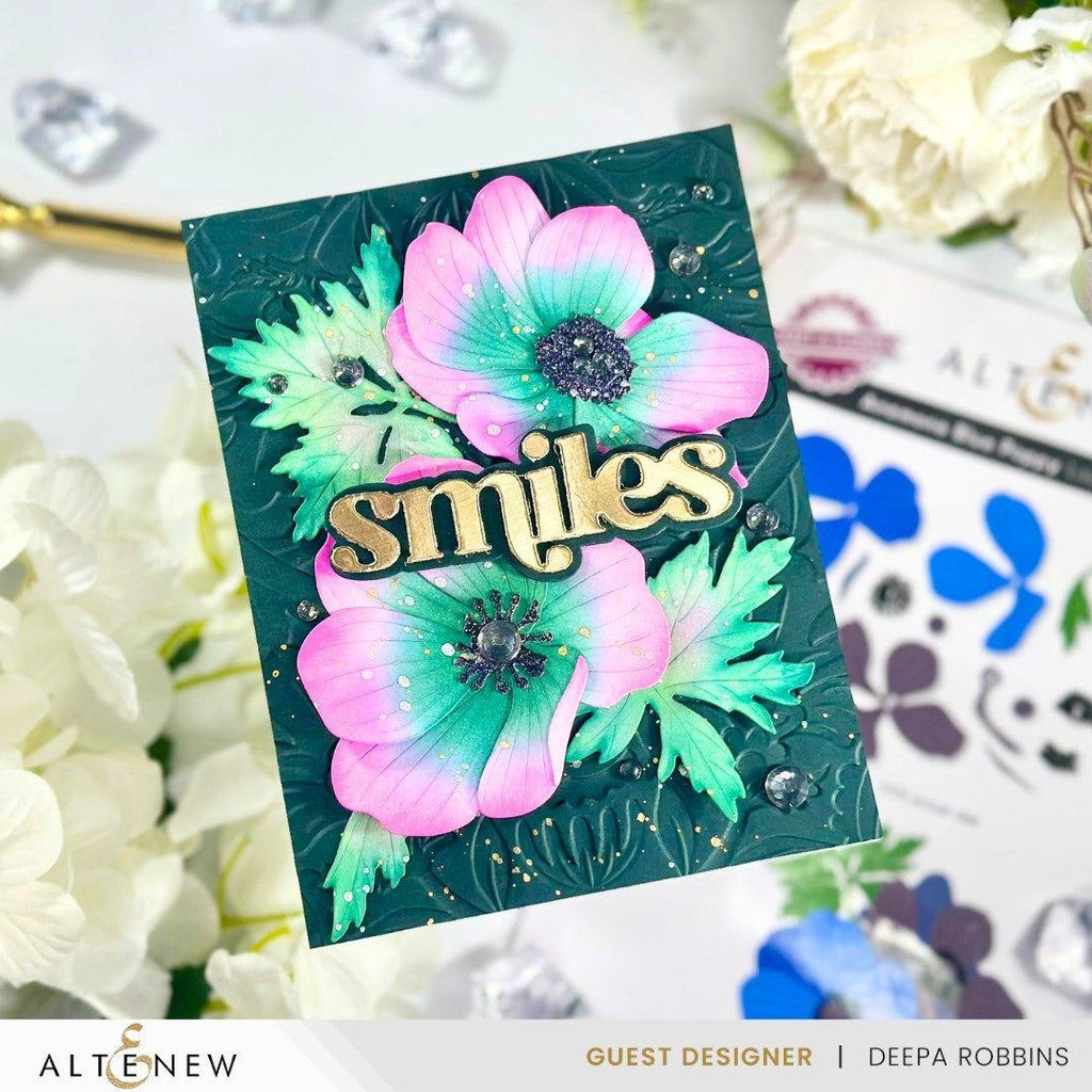 Altenew Blooming Motifs Simple Coloring Stencils alt10030 smiles