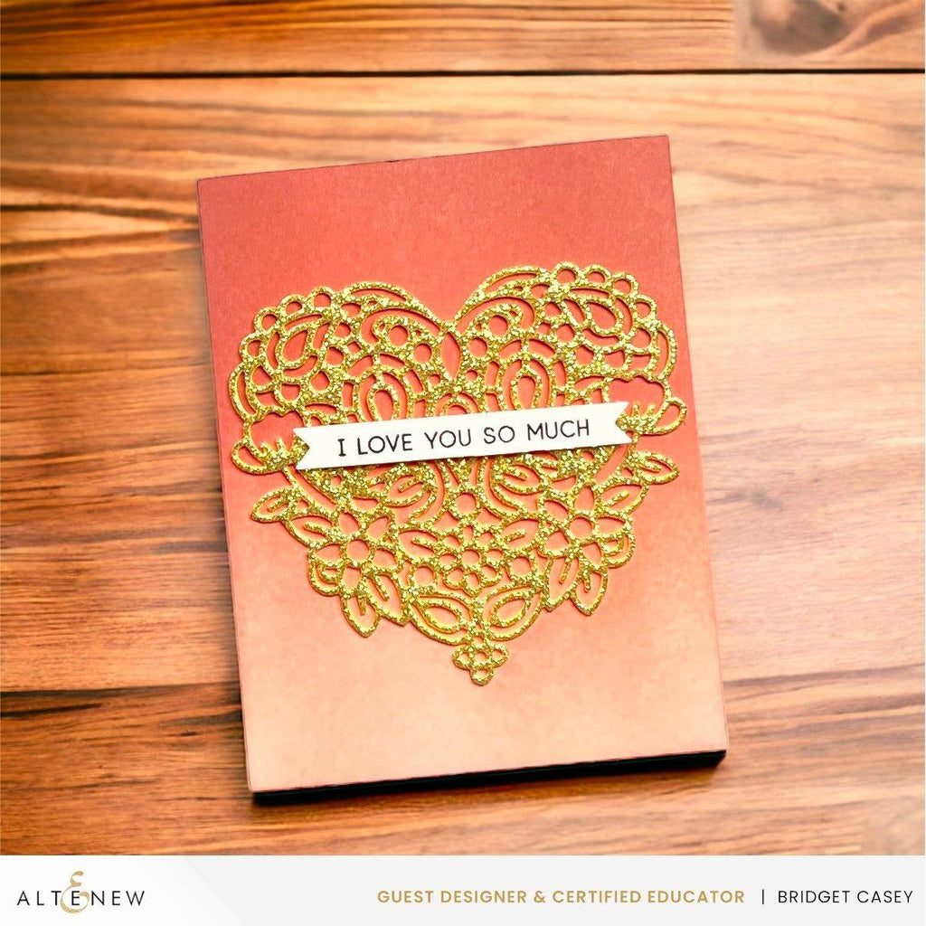 Altenew One-Go Loving Sentiments Clear Stamps alt8705 love you so much