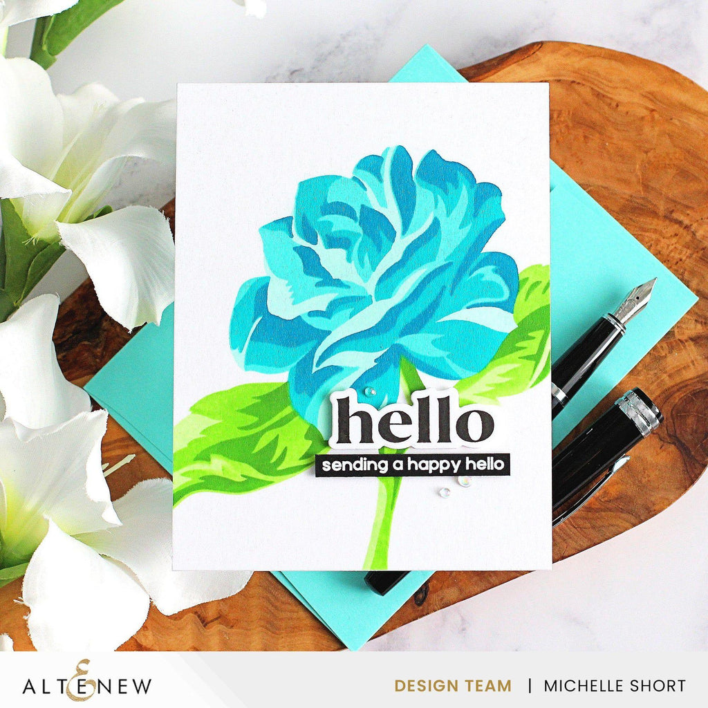 Altenew Build-A-Garden Daisy Crown Add-on Dies alt8686 hello