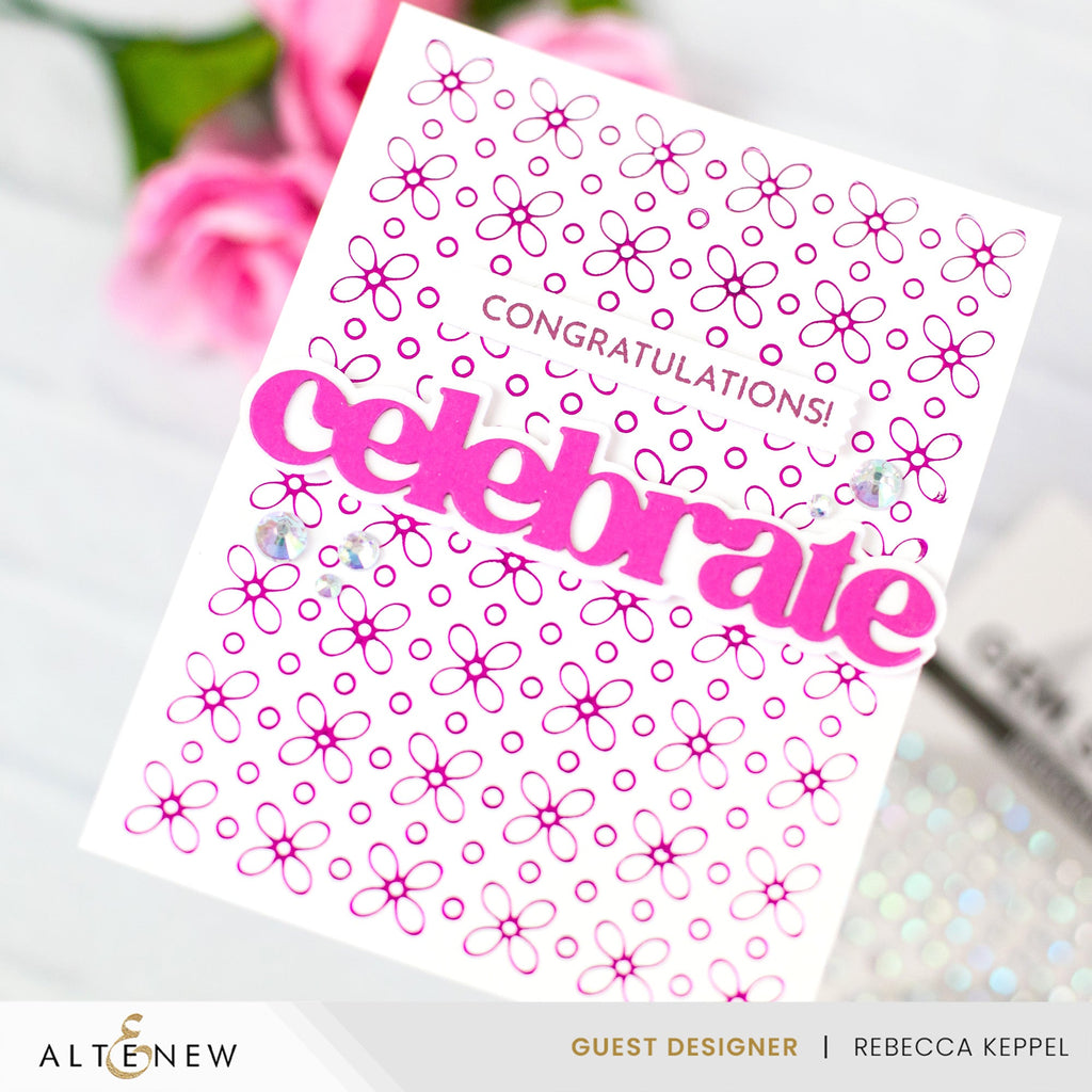 Altenew Fuchsia Mirror Hot Foil Roll alt8597 clebrate