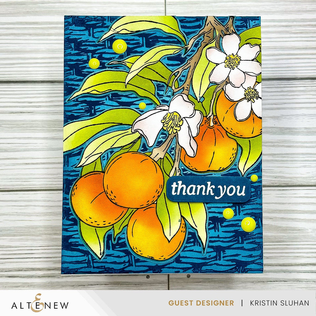 Altenew Craft Your Life Project Kit Tangerine Grove alt10224bn thank you