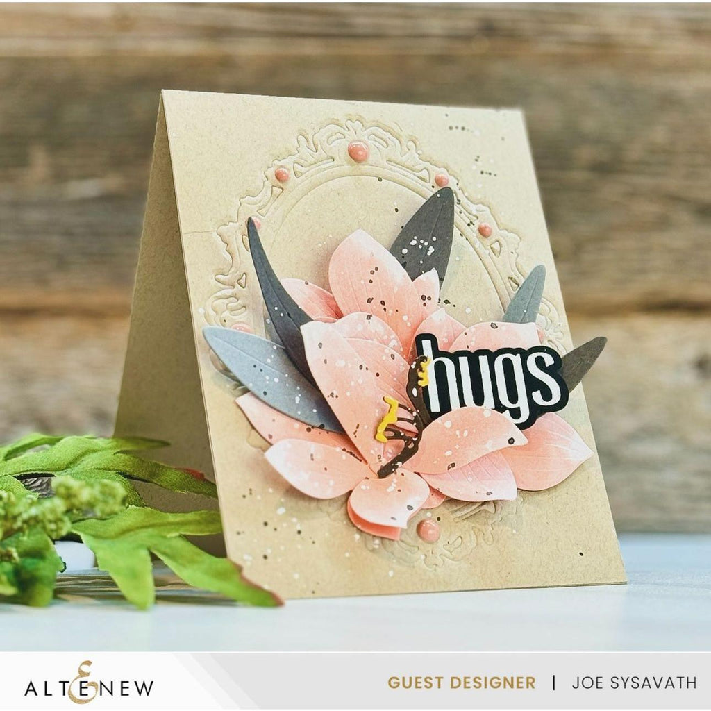 Altenew Craft-A-Flower Amaryllis Dies alt10218 hugs